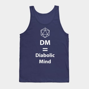 Dungeon Master = Diabolic Mind Tank Top